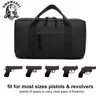 Tactical Pistol Range Bag Gun Case for Handgun and Ammo Carry,Portable Soft Pistol Case Handgun Holster EDC Hunting Tool Pouch 2