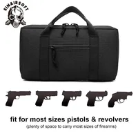 Tactical Pistol Range Bag Gun Case for Handgun and Ammo Carry,Portable Soft Pistol Case Handgun Holster EDC Hunting Tool Pouch 2