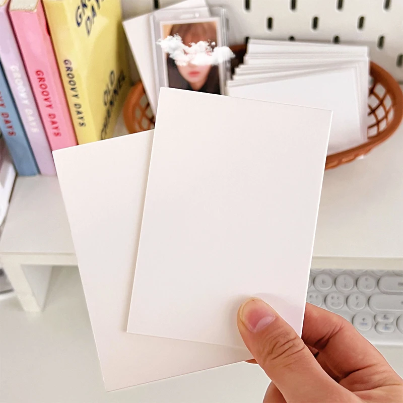 크래프트 종이 DIY 수제 카드 제작, 두꺼운 판지, 판지, 칩보드 백킹 보드, 포토 카드 보호대, 10 개