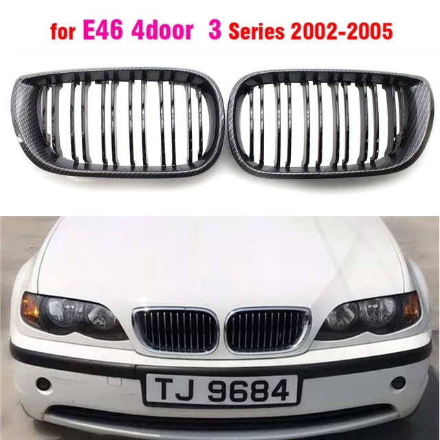 CARROSSERIE BMW Série 3 E46 de 2001 à 2005 Grille capot avant droit chromée  BMW Serie 3 E46 de 2001 à 2005