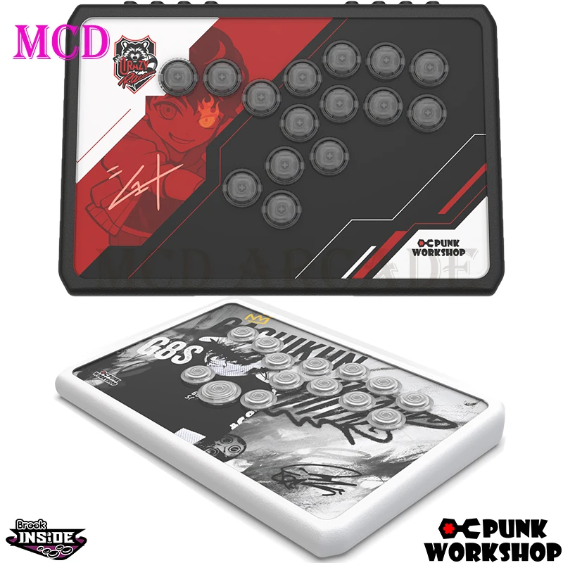 Punk Workshop R14 Leverless Arcade Fighting Controller HitBox PWS