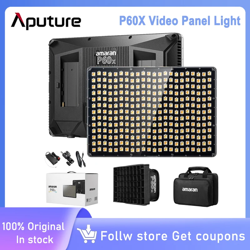 Aputure Amaran P60x Rgb Led Panel Photography Light Full