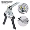 Farm Hog Ring Plier Tool M Clips Staples Chicken Hamster Bird Rabbit Mesh Cage Wire Fencing Caged Clamp Poultry Animal Supplies 4
