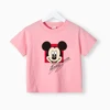 Mickey Mouse Children's Cotton Short sleeved Top Summer Children's T-shirt Boys and Girls Heart Soft Clothes Birthday Gift 3