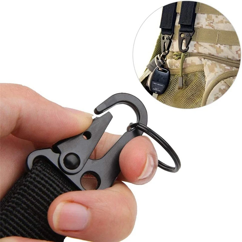 Molle 부착 키트, 배낭 기어 클립 스트랩, D-링 도미네이터 키 링 거치대 포함, 30 개
