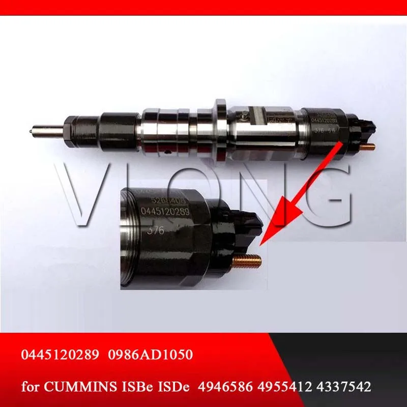 

Новый топливный инжектор 0 445 120 289 0445120289 дизельный инжектор Common Rail Assy 0986AD1050 для DCEC Дунфэн Cummins Engine