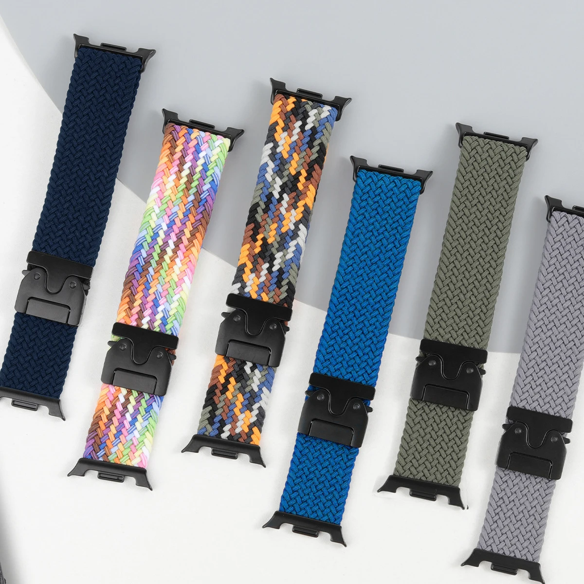 Braided Parachute Buckle Belt Strap