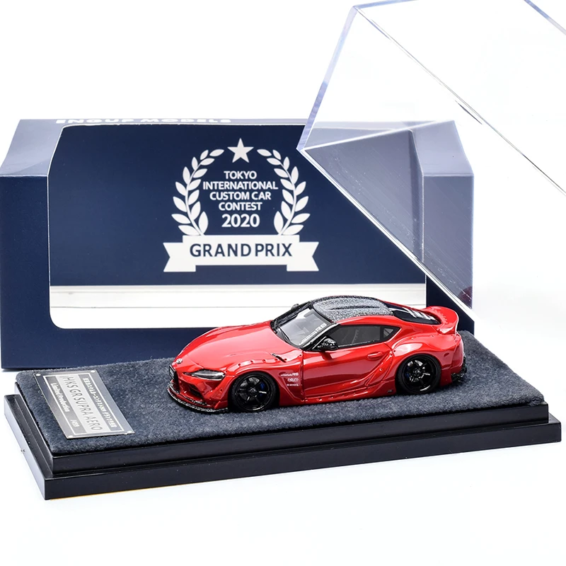 Фото Engup 1:64 HKS GR SUPRA AERO A90 полимерная модель автомобиля коллекционные украшения №3