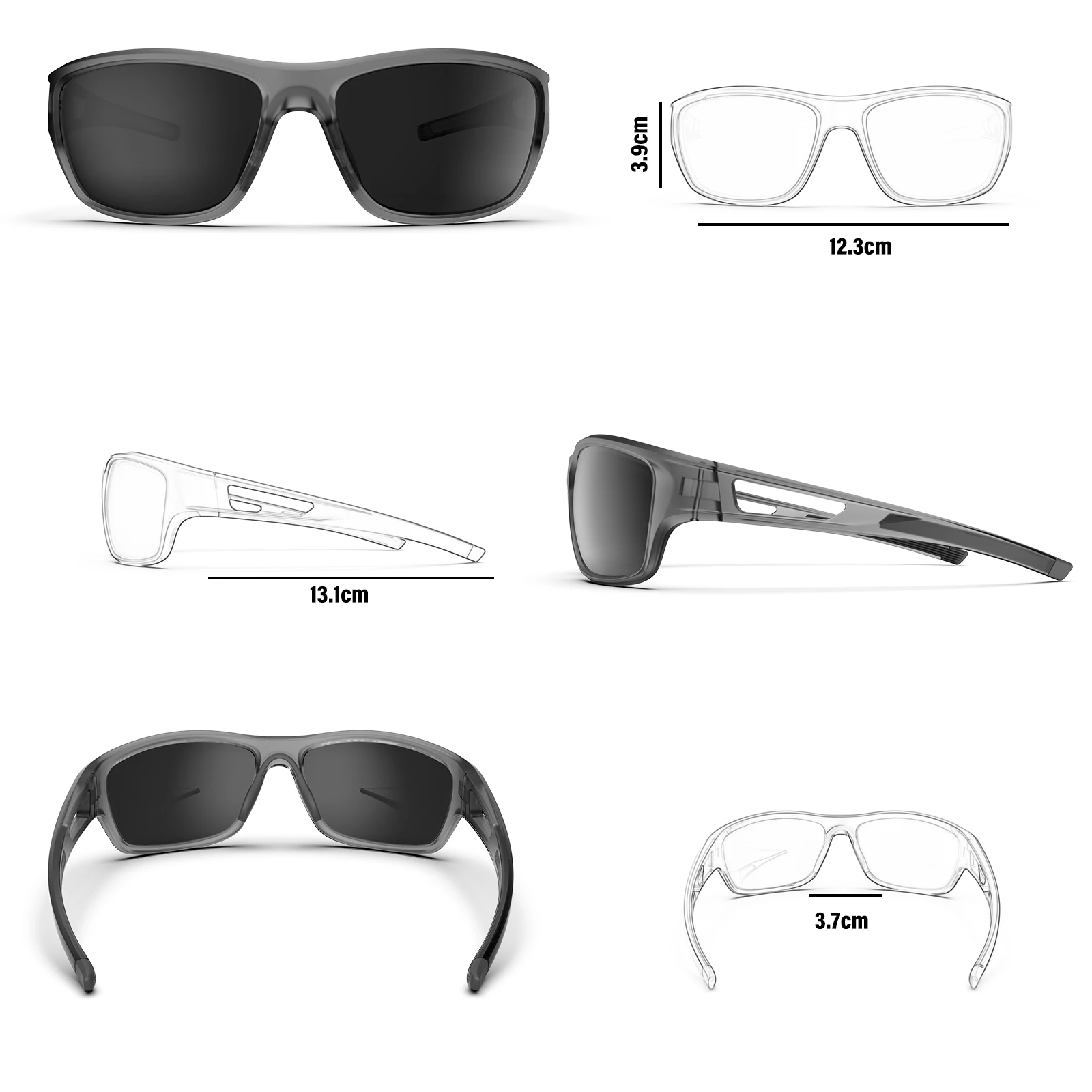 2023 SUUKAA Neue polarisierte Sport-Sonnenbrille mit UV400-Schutz für Männer und Frauen, Angeln, Laufen, Radfahren, Golf, Autofahren, Sonnenbrille_voghion.com