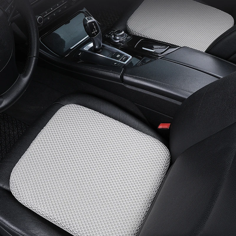 Car Seat Booster Cushion 3D Mesh Honeycomb Memory Cotton Breathable Car Seat Cushion Main Driver Comfort Seat Cushion