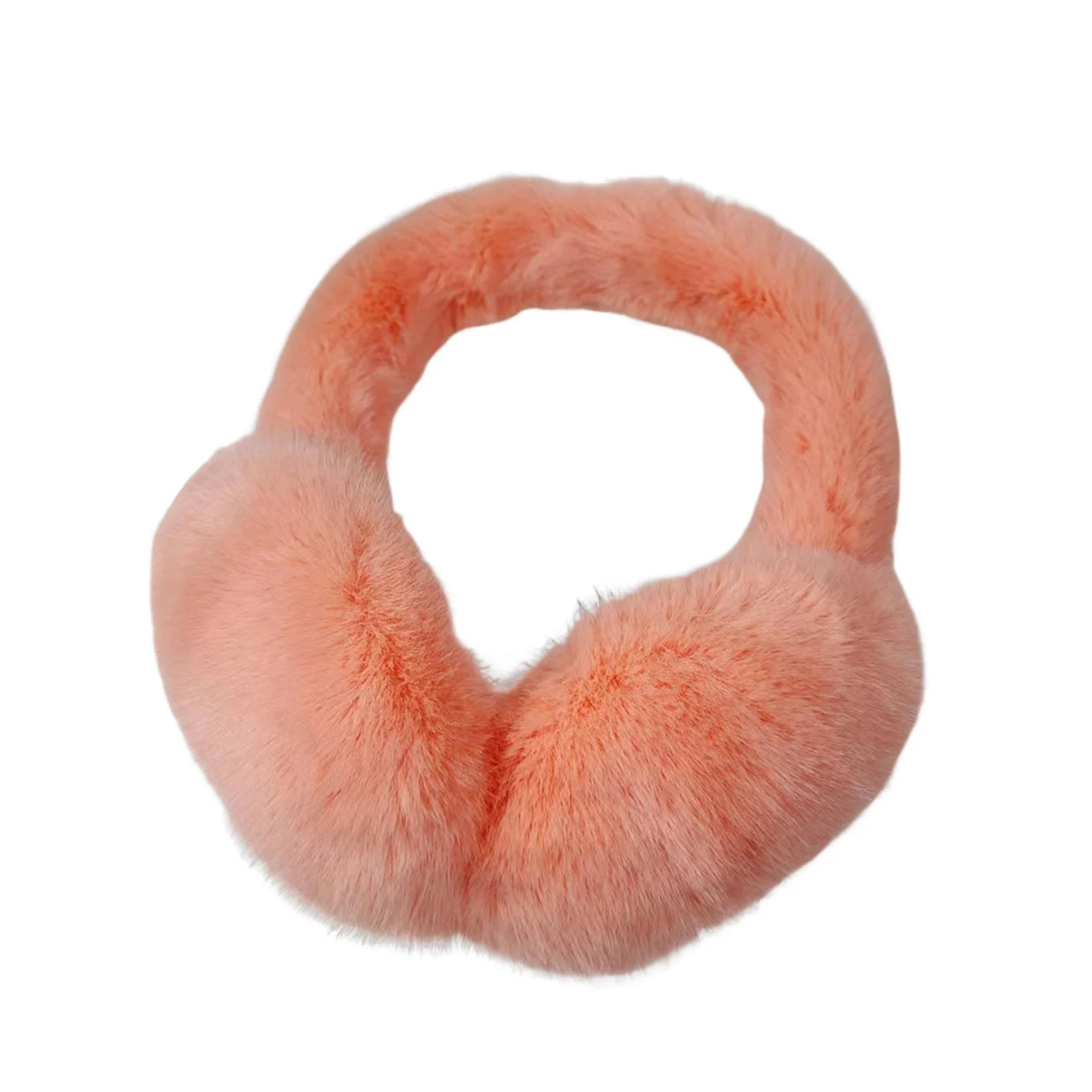 Fashion Winter Women Men Warmer Solid Color Adjustable Ear Muffs Earflap Earmuffs Thickened Plush Headband_voghion.com