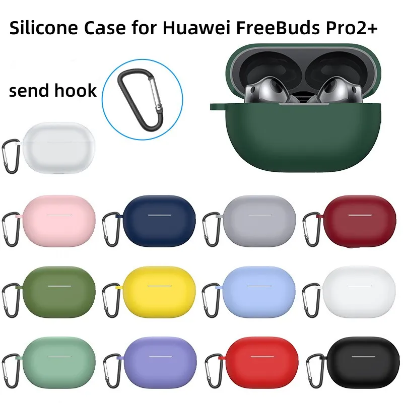 

For Huawei FreeBuds Pro 2 + Bluetooth Headphones Protective Case Anti-fall Soft Silicone Solid Color Huawei FreeBuds Pro 2 Case