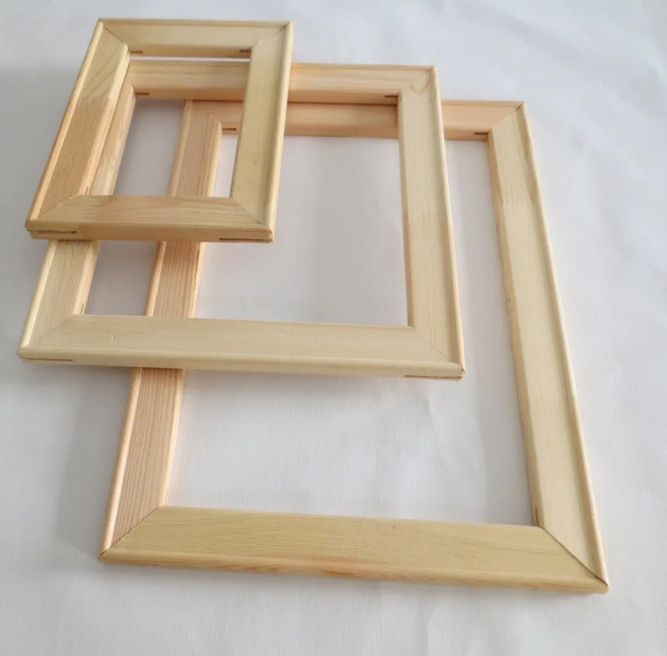 Fotolijst houten canvas frame DIY olieverfschilderij canvas afdrukken schilderij frame galerij canvas brancard huisdecoratie 649 (kleur: 60x150cm