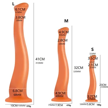 Long Anal Plug Dildo Realistic Buttplug Sex Toys For Women/ Men Masturbators Fake Penis Cock Sexy Anal Toys Adults 18 Butt Plug 6