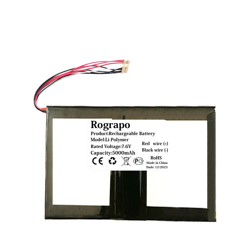 7.6V 5000mAh Ultrabook 15.6 J4152 DC 5271160 Laptop Tablet PC Battery 10 PIN 8 Wires Plug