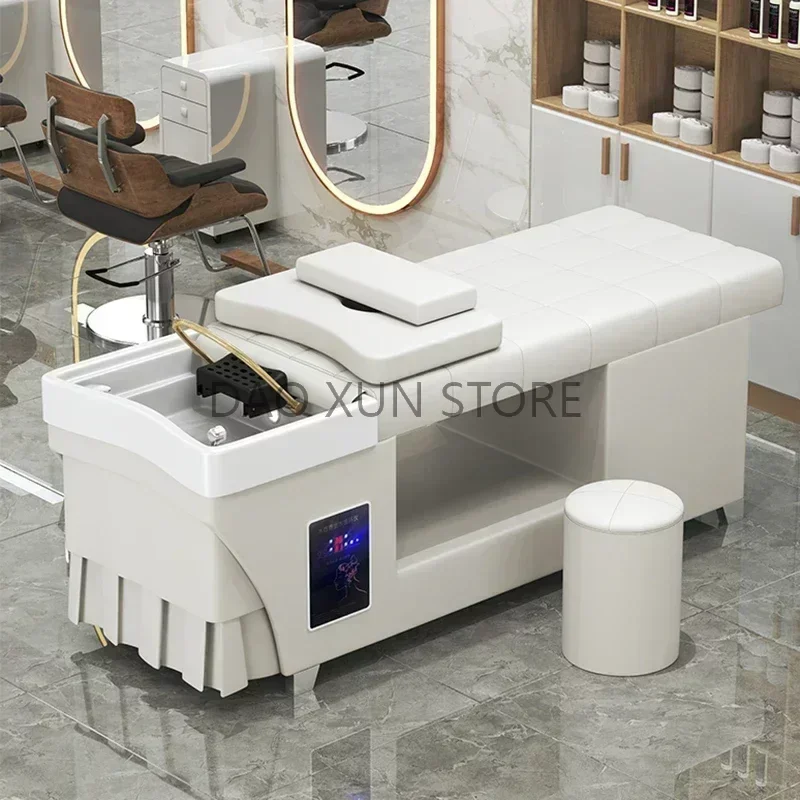 Spa Shampoo Luxury Massage Fumigazione Equipment Chair Stylist Lettino Massaggio Equipment