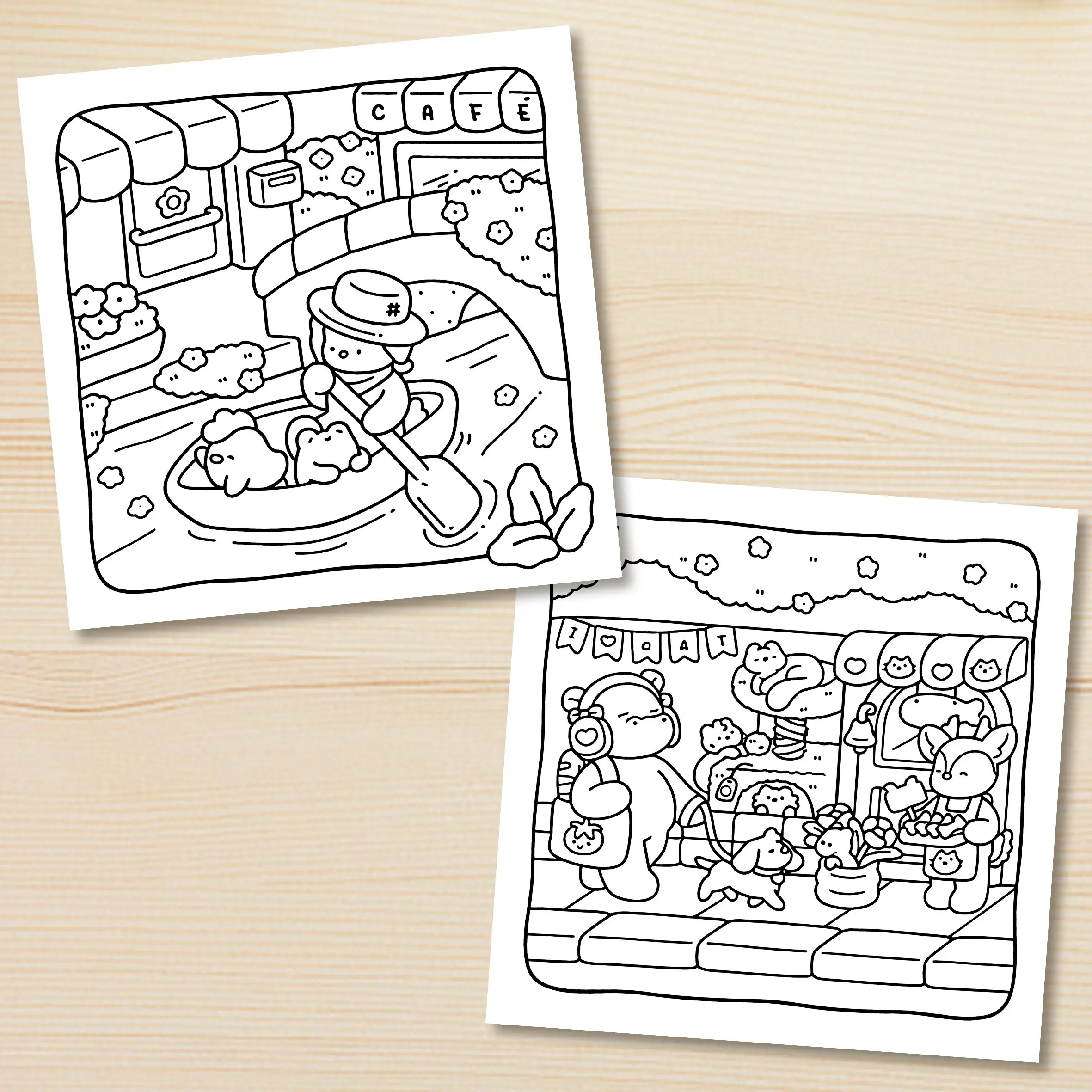 Calm Days Coloring Book 6