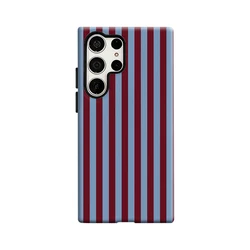 Glossy Double - Layer Bold Stripe Phone Case - Samsung S24 PLUS5G (FR)