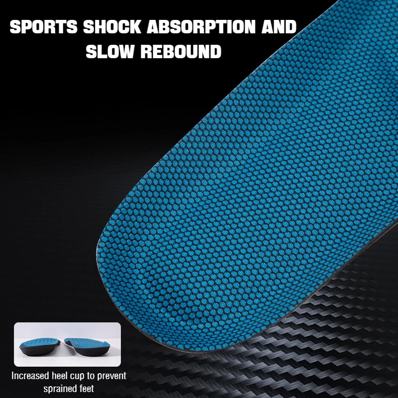 1Pair Orthopedic Insole for Feet Plantar Fasciitis Relief Thick Shock absorbing Shoes Insoles Breathable Antiodour Shoe Pads