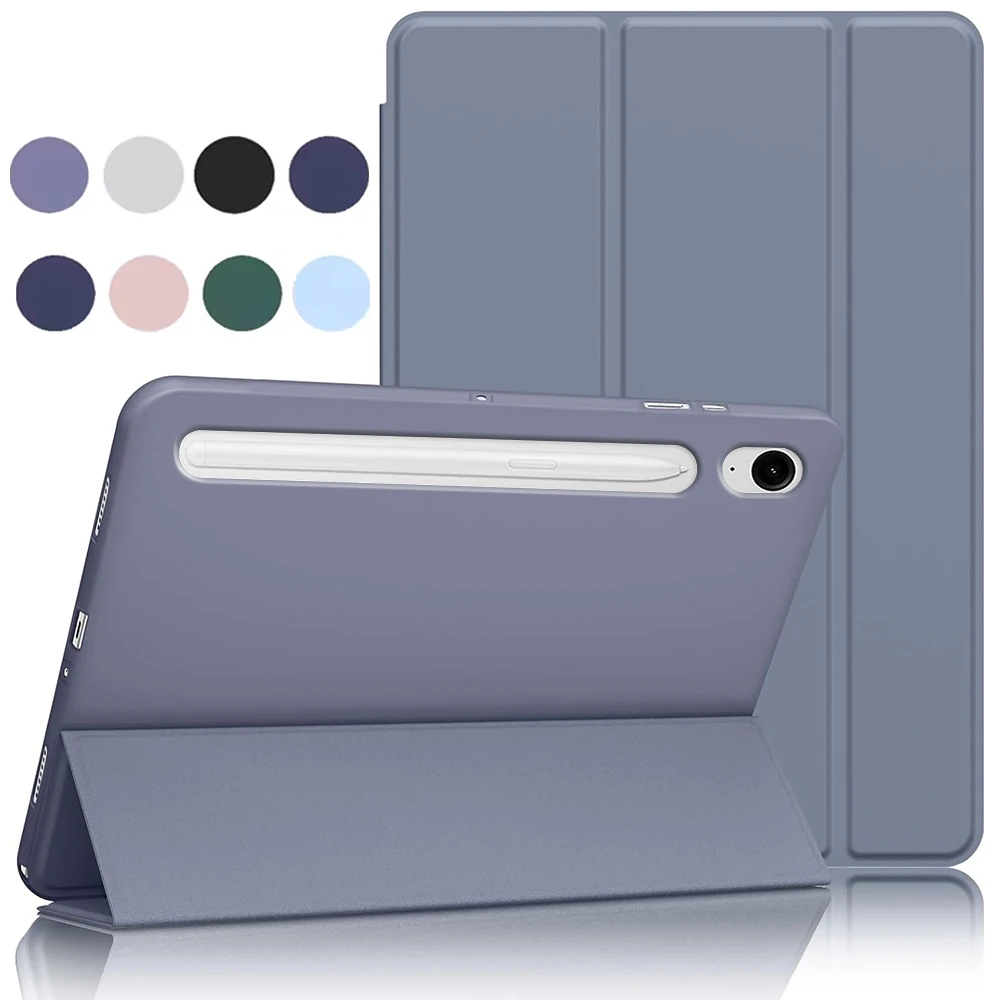 Slim Soft Case with Auto Wake/Sleep Function and Foldable Design in Soft TPU Material Cover