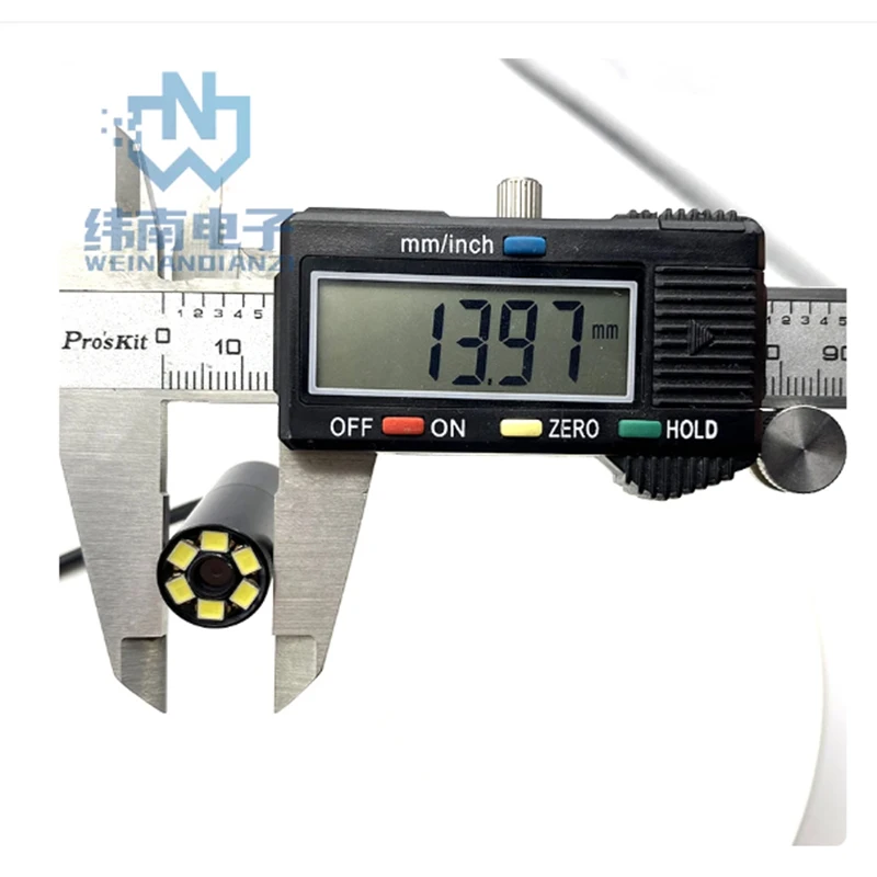 HD OV5693 USB 카메라 모듈, 자동 초점 76.9 °, LED 조명 6 개, 케이스 12.6mm MJPEG, 산업 검사용 YUV2, 5MP