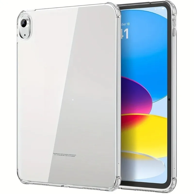 Ultra Slim Lightweight Clear Tablet Case - Soft TPU, Anti-Scratch Protective Cover