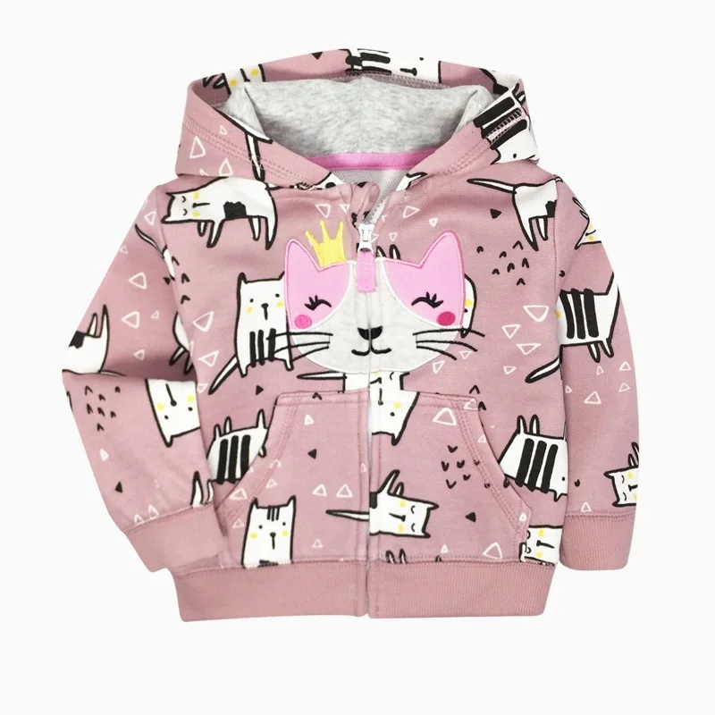 Baby Clothes Spring Autumn Cotton Children's Girl Boy Hoodies Kids Sweater Baby Hooded Coat For a 0-3 Years Old