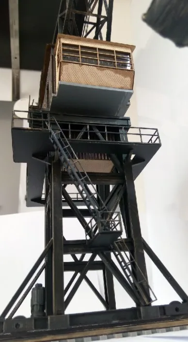 Grue à Charbon échelle HO - Kit De Maquette En Kit - Stoker - Bricolage Train Miniature