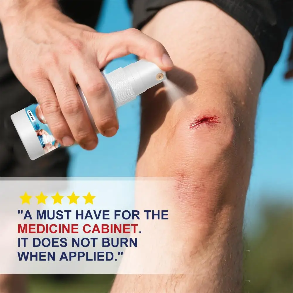 Liquid Band-Aid Waterproof First Aid Liquid Bandage Disinfecting Hemostasis Spray-on Film Wound Care Spray Protects Wounds
