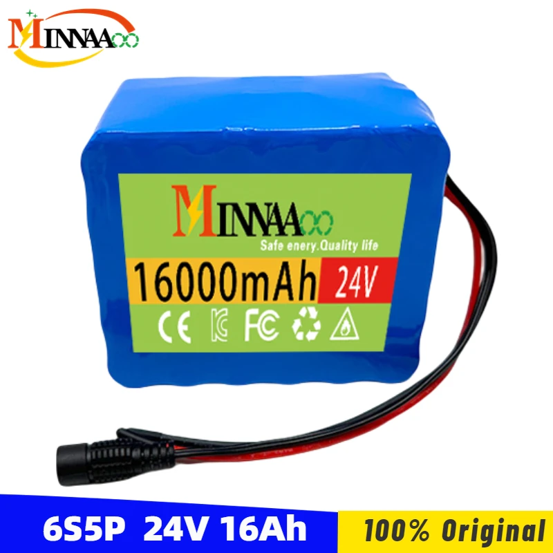 

24V 16Ah 6S5P 18650 li-ion battery pack 25.2v 16000mAh electric bicycle moped /electric/lithium ion battery pack