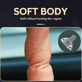 Realistic Thrusting Dildo Vibrator Sex Toys for Women Clit Licking Sucking Adult Sex Machine Female Masturbator Artificial Penis 4