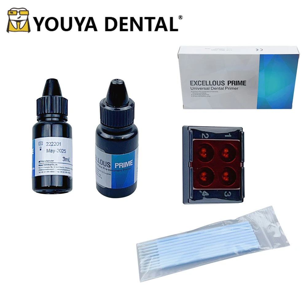 

1 Set Universal Dental Primer 3ml for Indirect Restoration Surface Treatment Dentist Tools Restoration Materials