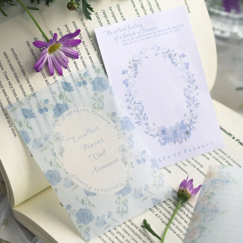 Yoofun 20 Blatt Frühlings blume Insel Aufkleber Buch kreative DIY Journal Scrap booking literarische Pflanze Dekor Briefpapier Etikett