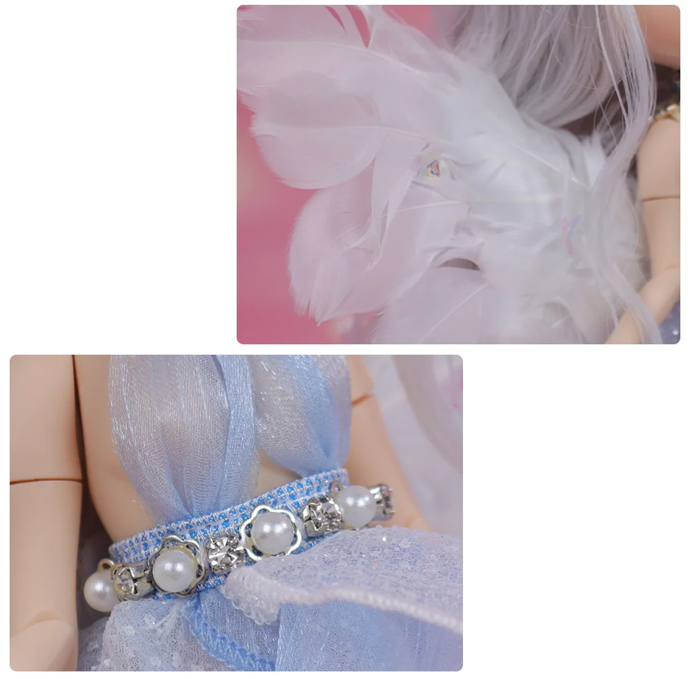 Neo Blythe Doll Fairy Dress with Wings & Crown 1