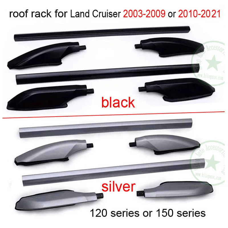 roof rack roof rail bar for Toyota Land Cruiser prado 120 150 series FJ120 FJ150 KDJ120 KDJ150 LC KZJ GRJ RZJ UZJ TRJ LJ