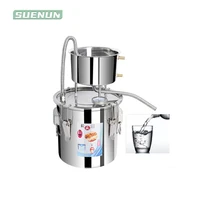 10L Water Distiller Wine Steamer Brewing Equipment Roasting Wine Machine Water Filter Wine Brandy Essential Oil Brewing Kit 1