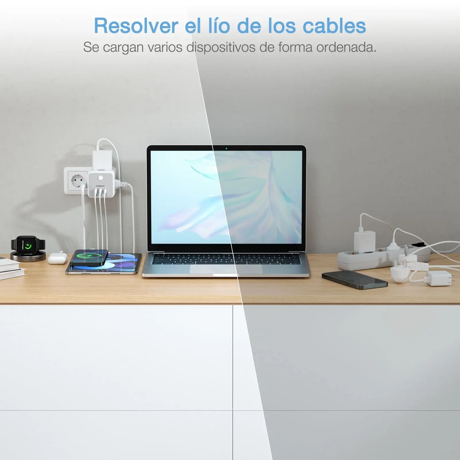 tesan usb tira de energia elétrica com interruptor portas usb cubo soquete powercube tiras plug adaptador extensão tomada inteligente