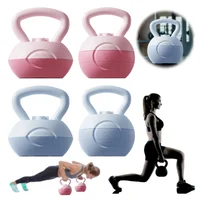 Water-filled Kettlebell Soft Kettlebell Anti Slip Grip Kettlebell Deep Squat Strength Trainer Tool for Women Men Gym Strength