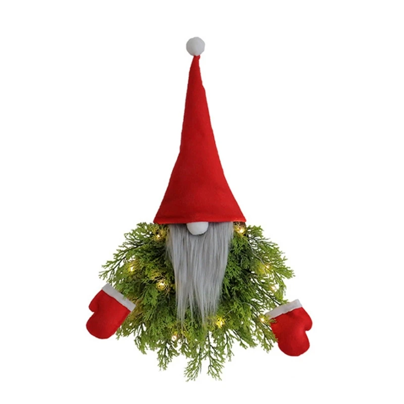 

Рождественские украшения Венок Подвесные гирлянды Светодиодные украшения для рождественской вечеринки