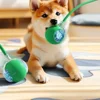 Pet  Dog Ball Toys USB Charging Electronic Interactive Automatic Rolling Balls for Dog Cats Puppy Kitten Simulated Tail Toys 1