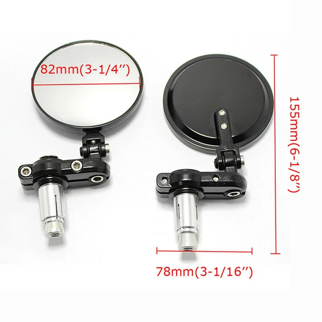 Rétroviseurs De Moto Pour Mv Agusta Moto 7/8" 22mm Guidon