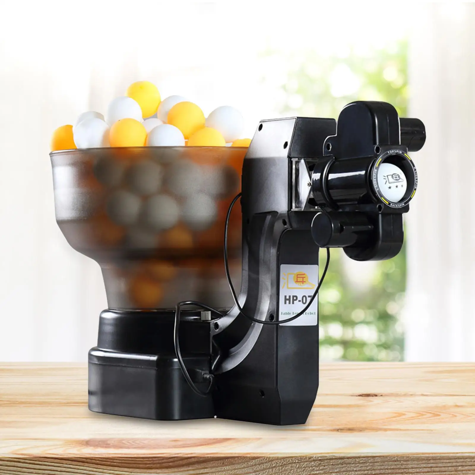 Electric Table Tennis Robot Trainer Ping Pong Robot Ball Machine Launcher Table Tennis Serve Machine for Player Training table tennis trainer