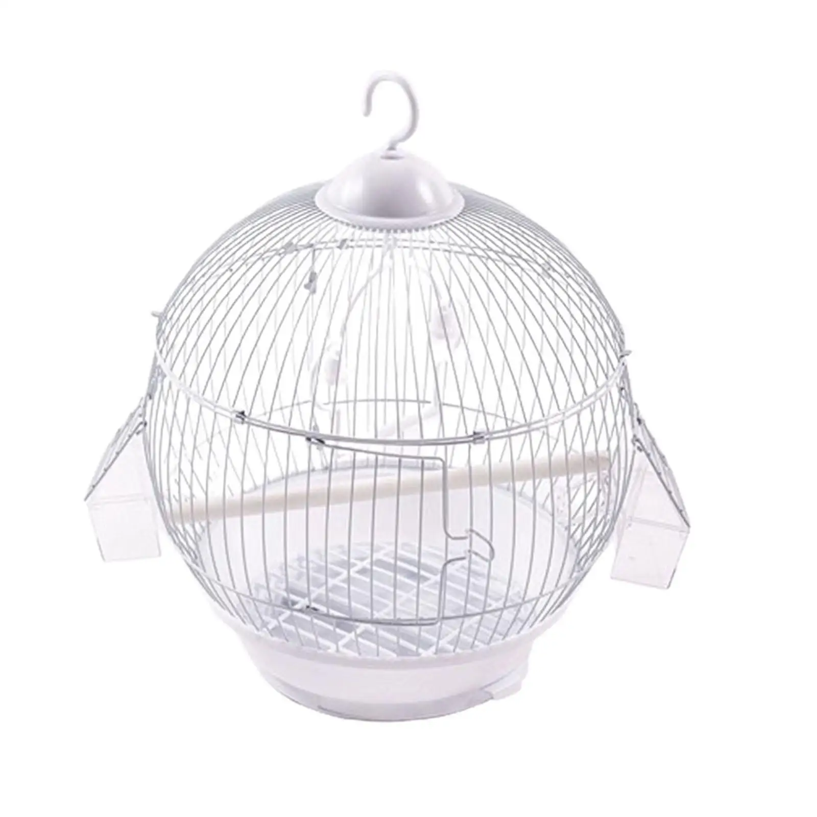 Hanging Cage Hanging Hook Metal Birdcage for African Grey Parrot Lovebirds