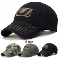 New Fashion Classic Unisex American Flag Embroidered Pattern Cotton Adjustable Baseball Cap 1