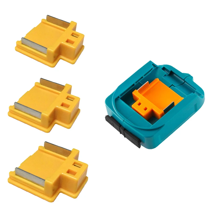 1 Stuks Connector Klemmen Blok Voor Makita 18V Li-Ion Acculader Adapter Converter Bl1815 Bl1830 Bl1430 Elektrisch Gereedschap