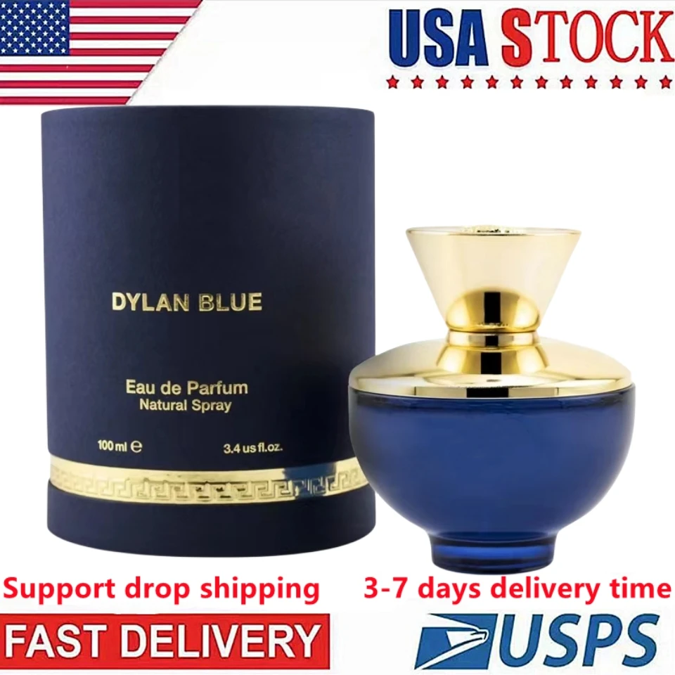 

3-7 дней доставки в США ЖЕНСКИЙ спрей 100 мл Dylan Blue Pour Femme хороший запах праздничный подарок спрей для женщин
