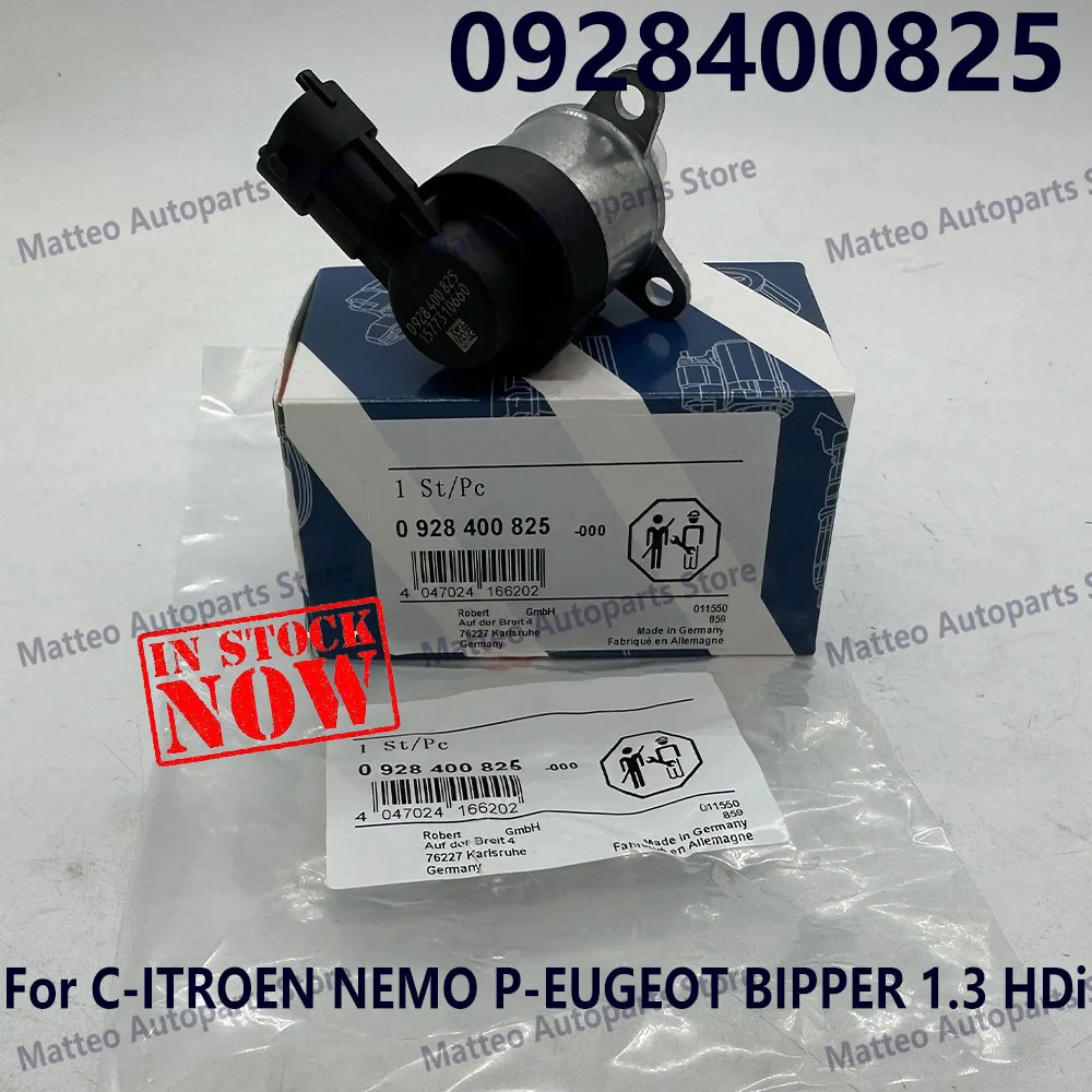 

0928400825 Fuel Injection Pressure Pump Regulator Inlet Metering Control Valve For C-ITROEN NEMO P-EUGEOT BIPPER 1.3 HDi