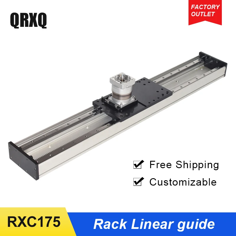 Rack and pinion module 175 wide double rail large load precision mobile