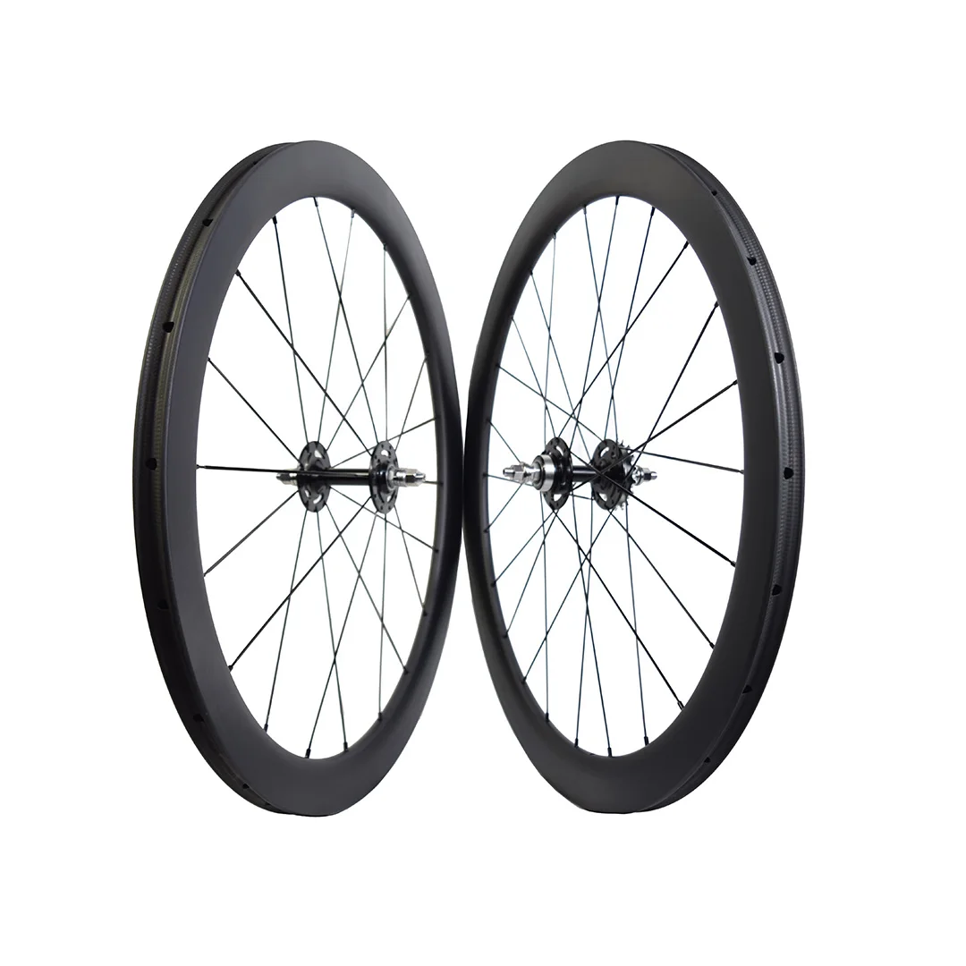 Fixed Gear Carbon Wheels 50mm 60mm 88mm Depth Clincher Tubular 23mm 25mm Width Track fixed gear carbon wheels
