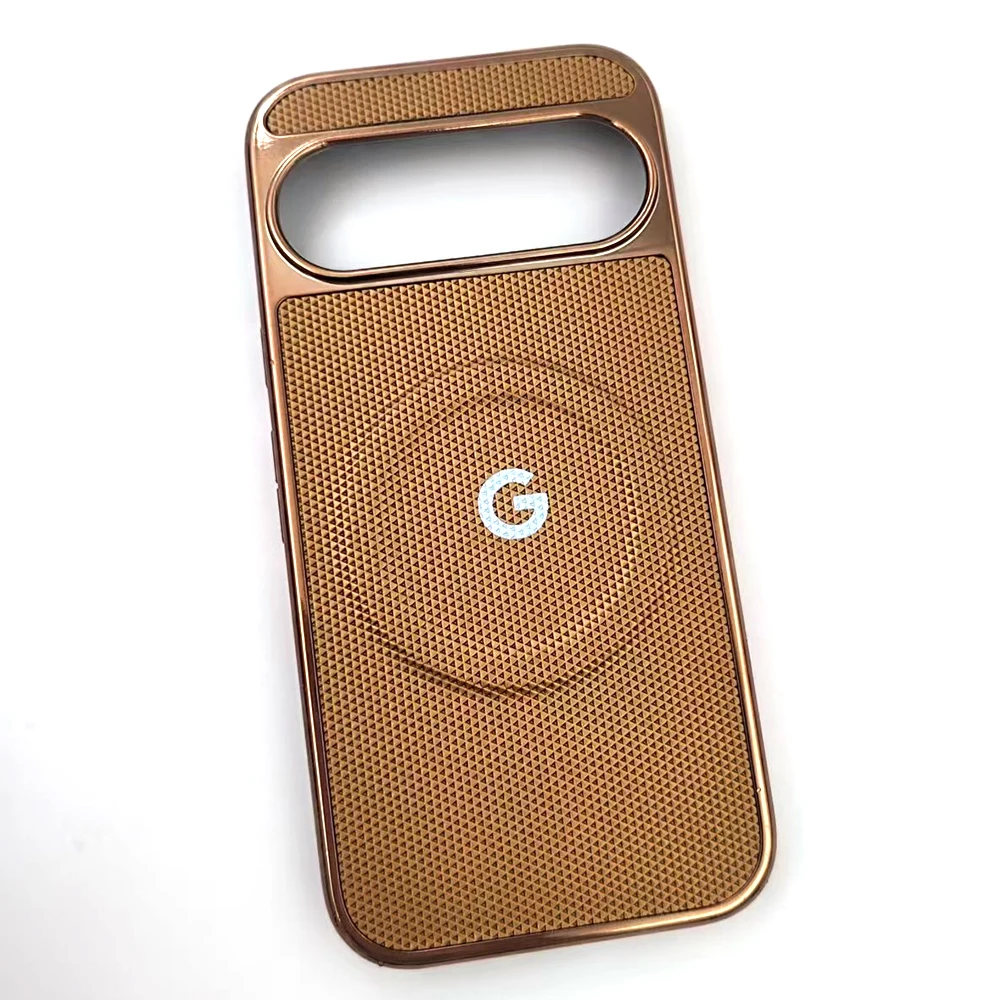Sleek Metal Shockproof Magnetic Wireless Charging Protective Armor Phone Case